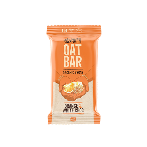 [110.UNIV.016] Oat Bar Orange & White Choco Bio 40g